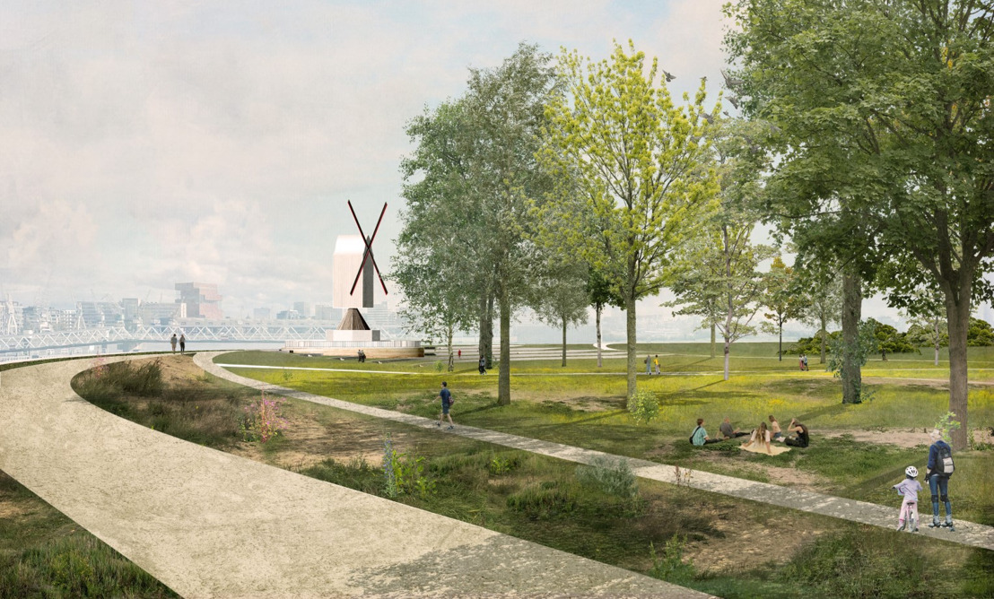 Toekomstvisie Scheldeboorden Linkeroever en eerste definitief ontwerp Sint-Anneke Plage en omgeving
