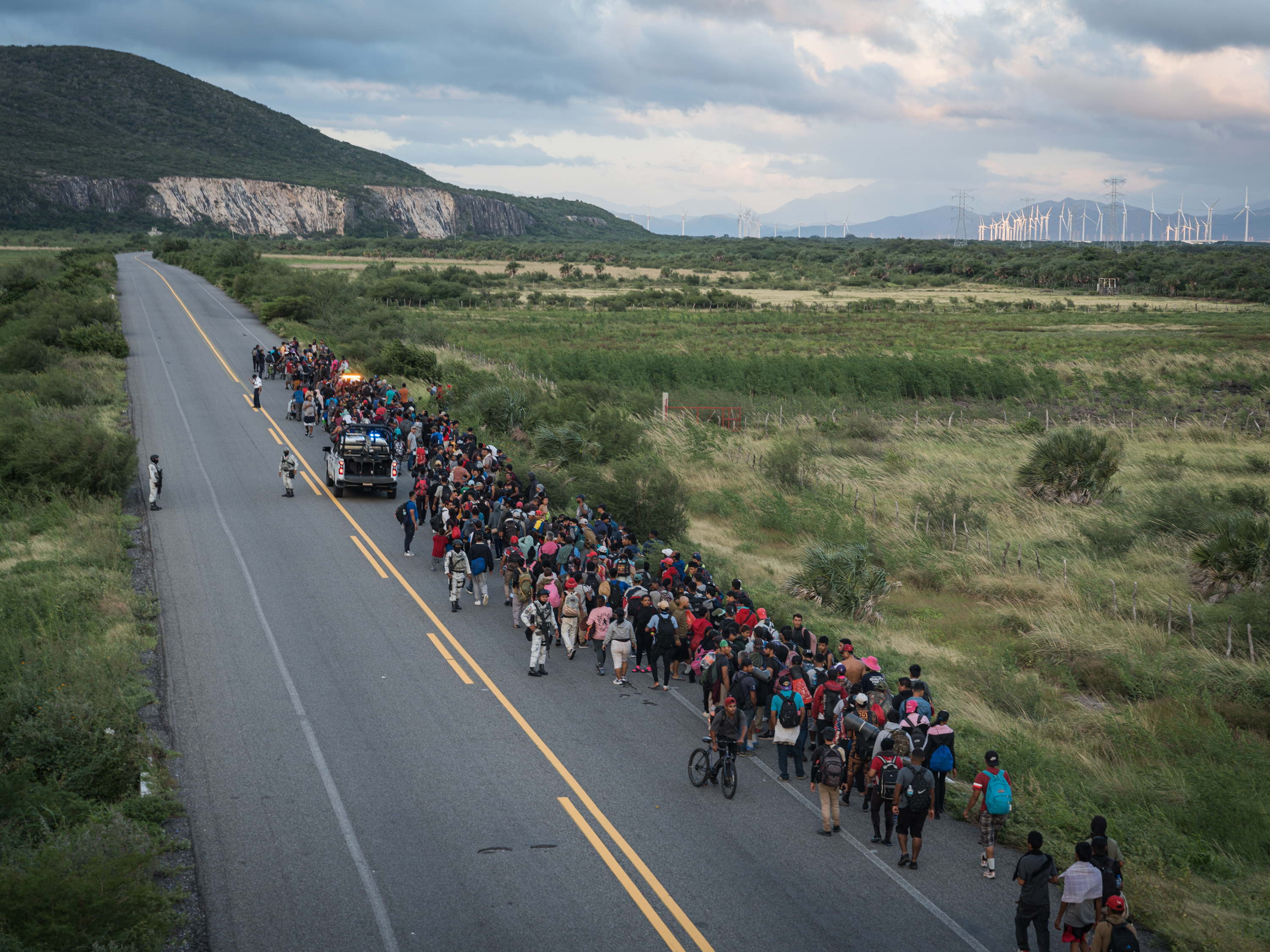 MSF refuerza sus clínicas móviles tras el aumento de las caravanas de personas migrantes en el sur de México 