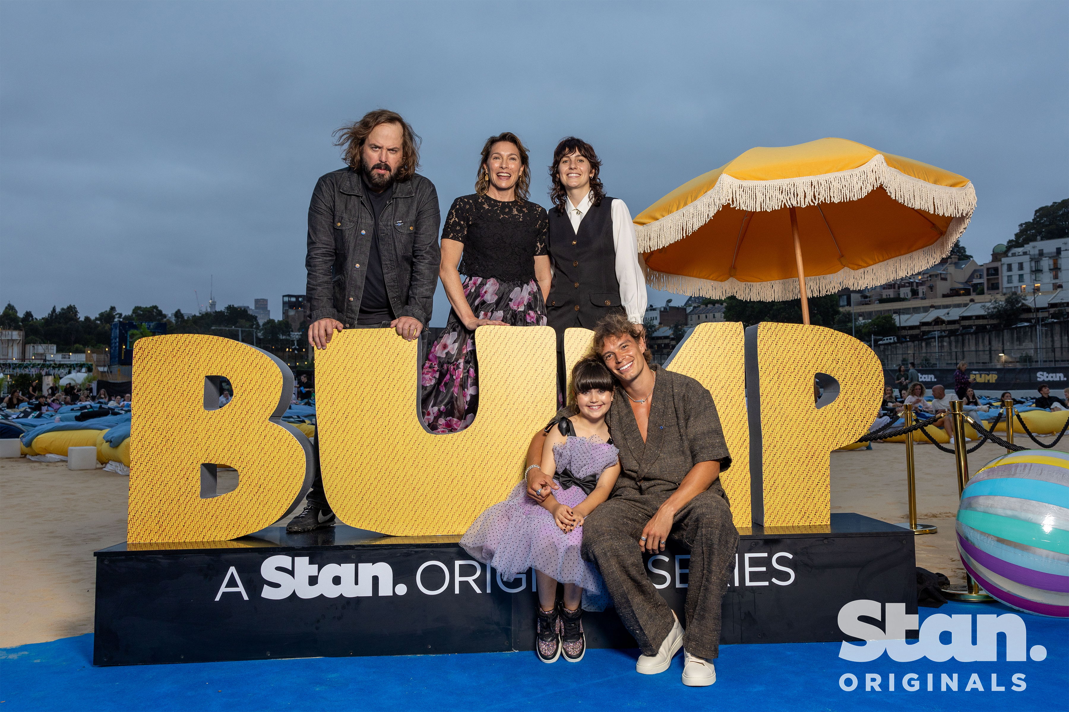 Angus Sampson, Claudia Karvan, Nathalie Morris, Ava Cannon and Carlos Sanson Jr.