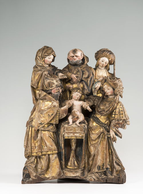 Antwerp, Circumcision, c. 1500, oak, original polychromy
Photo (c) Suermondt-Ludwig-Museum