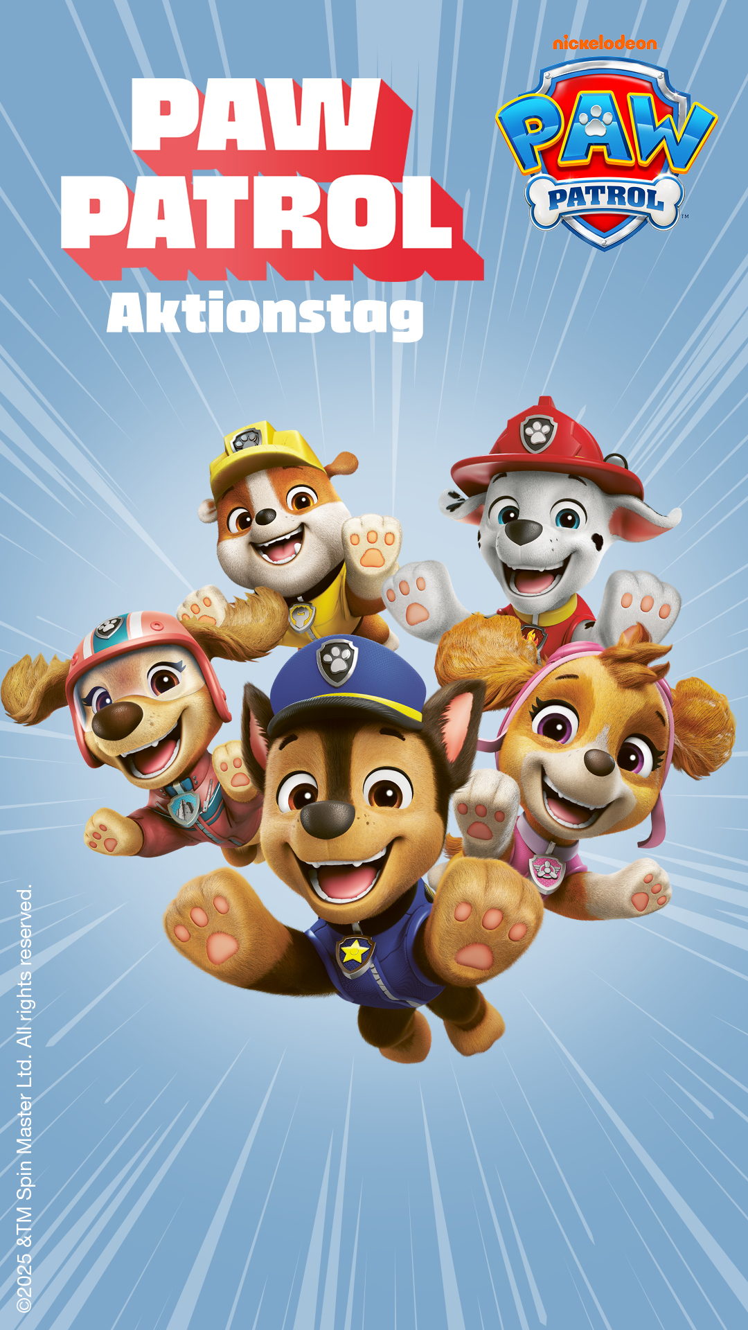 Paw Patrol‘-Mitmachaktion für Kinder in Ulm, Würzburg, Leipzig, Ingolstadt und Potsdam 