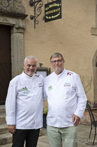 Chef Xavier Pellicer and Frank Fol
