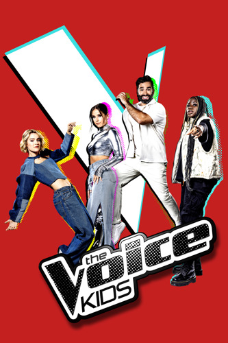 Coaches Pommelien Thijs, Coely, Laura Tesoro en Metejoor strijden om het grootste kleine zangtalent in The Voice Kids 