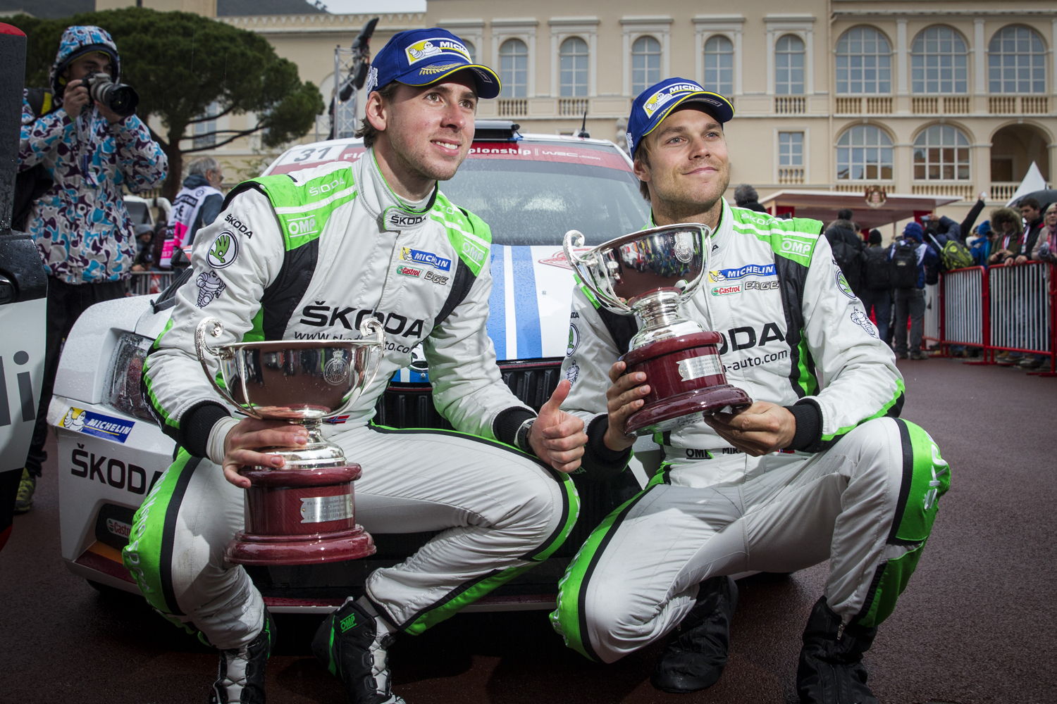 Andreas Mikkelsen and Anders Jaeger who drove for the first time as guest drivers at the Rallye Monte Carlo and scored an impressive victory, are looking forward to their second appearance as works drivers on the French Mediterranean island.