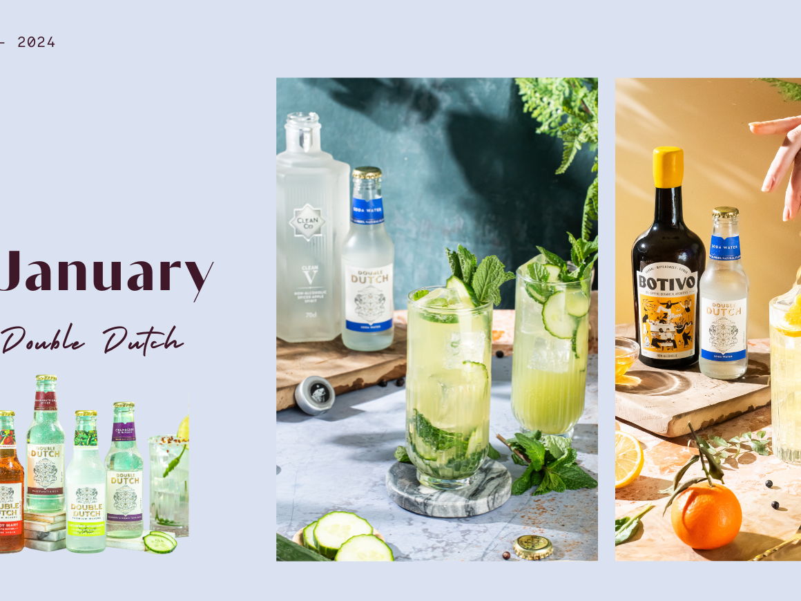 Shake up your Dry January met de verrassende recepten van Double Dutch
