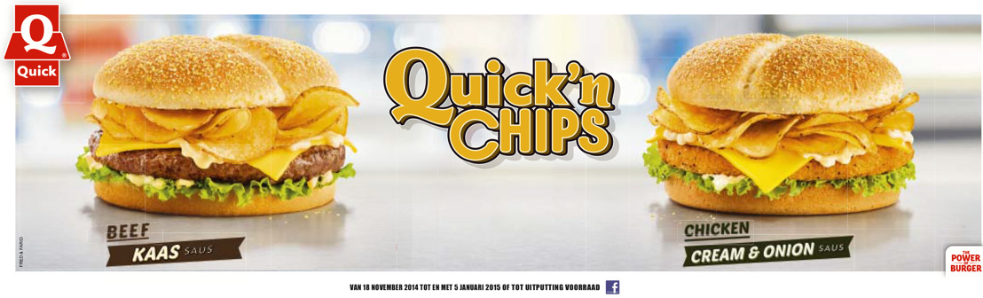 Quick’n Chips: Knisperige huisgebakken chips voor een extra knapperige hamburger