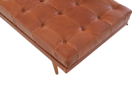 Alex daybed - Leather Hermes Bronze
