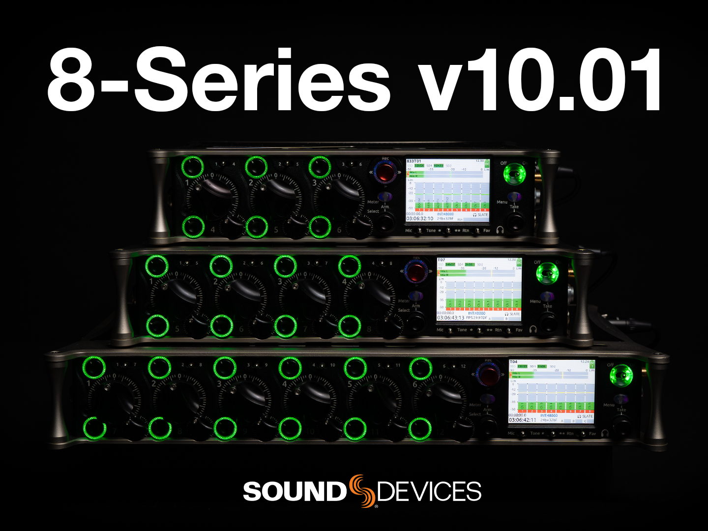 Sound Devices releases 8-Series v10.0 firmware update with noteworthy feature upgrades
