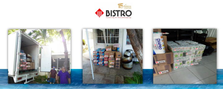 Bistro, de Grupo CEMZA, promueve acciones en apoyo a los afectados por la tormenta“Cristóbal”