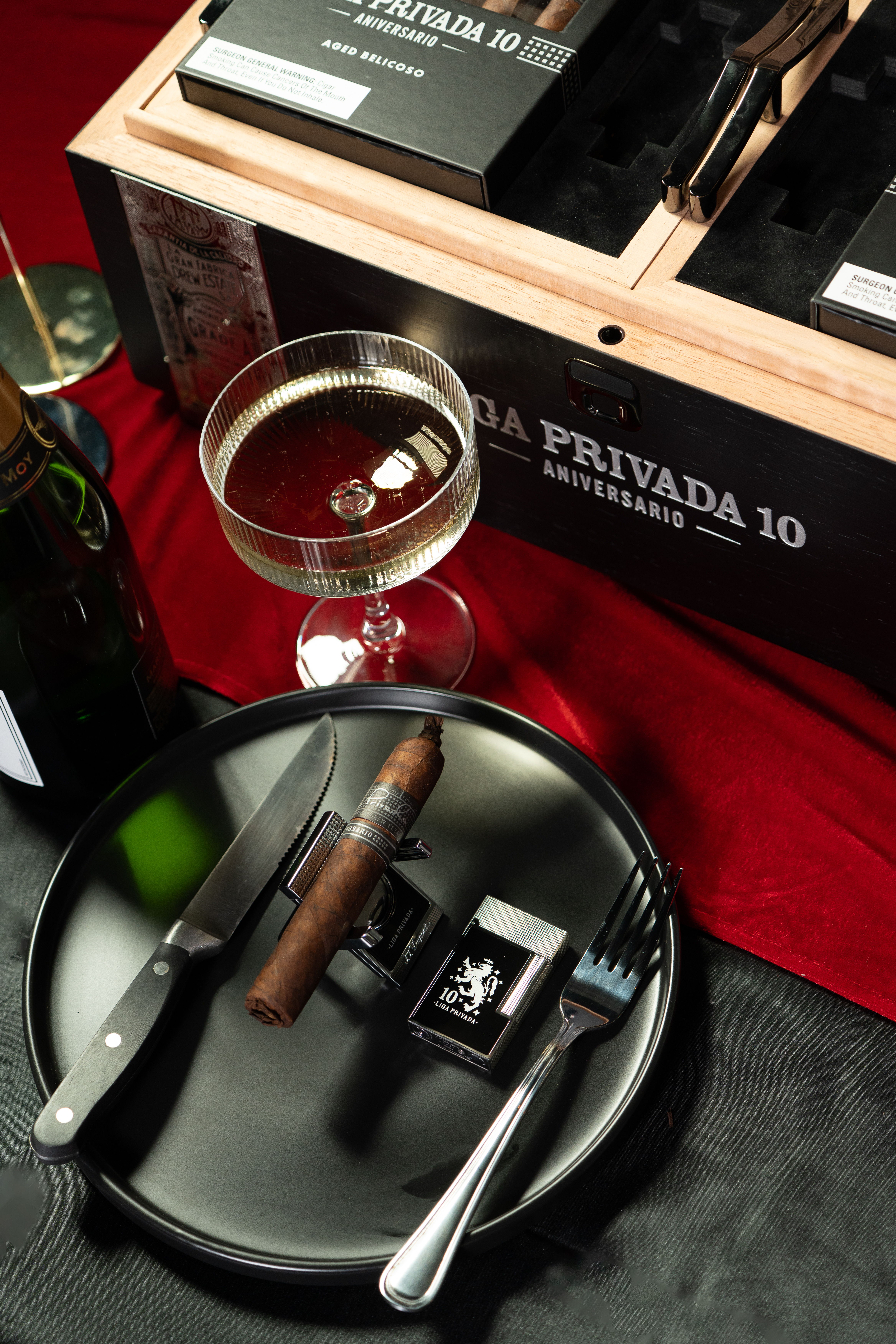 Drew Estate Begins Shipping Its Enhanced ST Dupont Liga Privada Collection Featuring Rare Savage Feast Cigars
