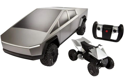 Hot Wheels x Tesla Cybertruck 1-10 Scale RC Car (2021 Version w: Cyperquad-V1)