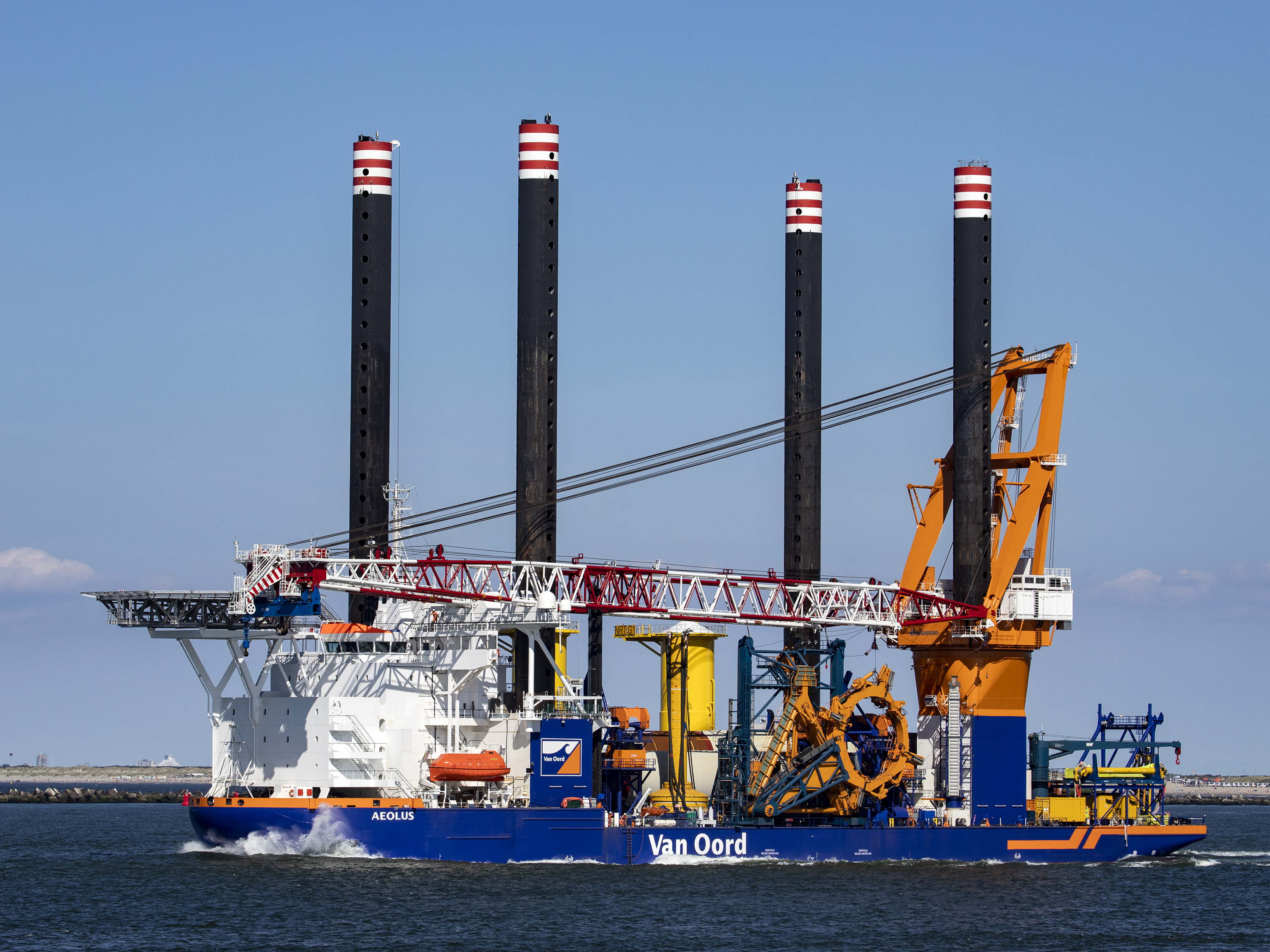 Début de la construction du plus grand parc éolien offshore de Belgique