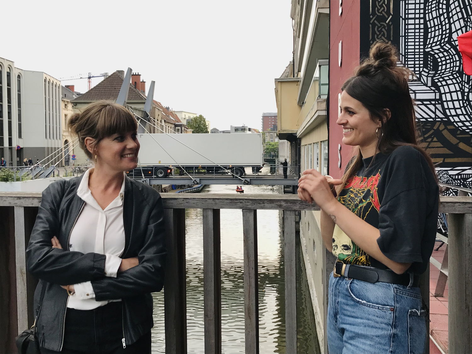 Isolde Lasoen en Stefanie Mannaerts