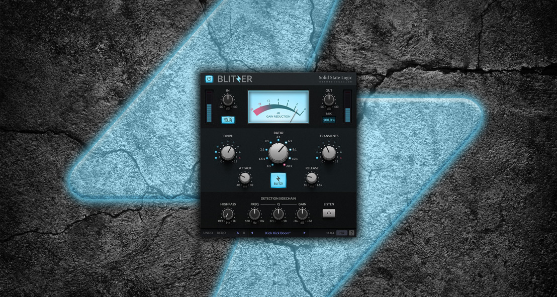 HOLIDAY SEASON WARNING: Solid State Logic Launch Blitzer, a Multi-Character Compressor Plug-in Inspired by Iconic Analogue Hardware
