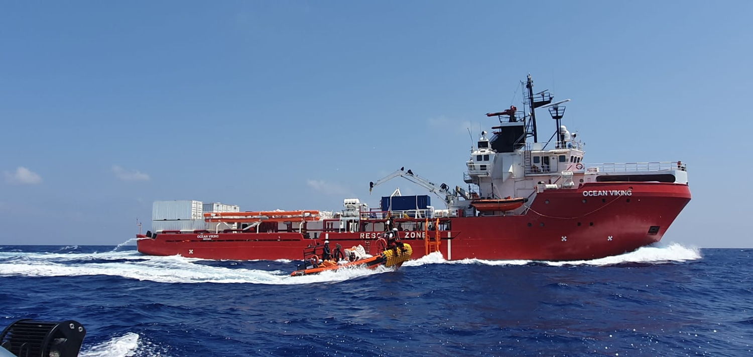 The Ocean Viking.
Copyright: Hannah Wallace Bowman/MSF