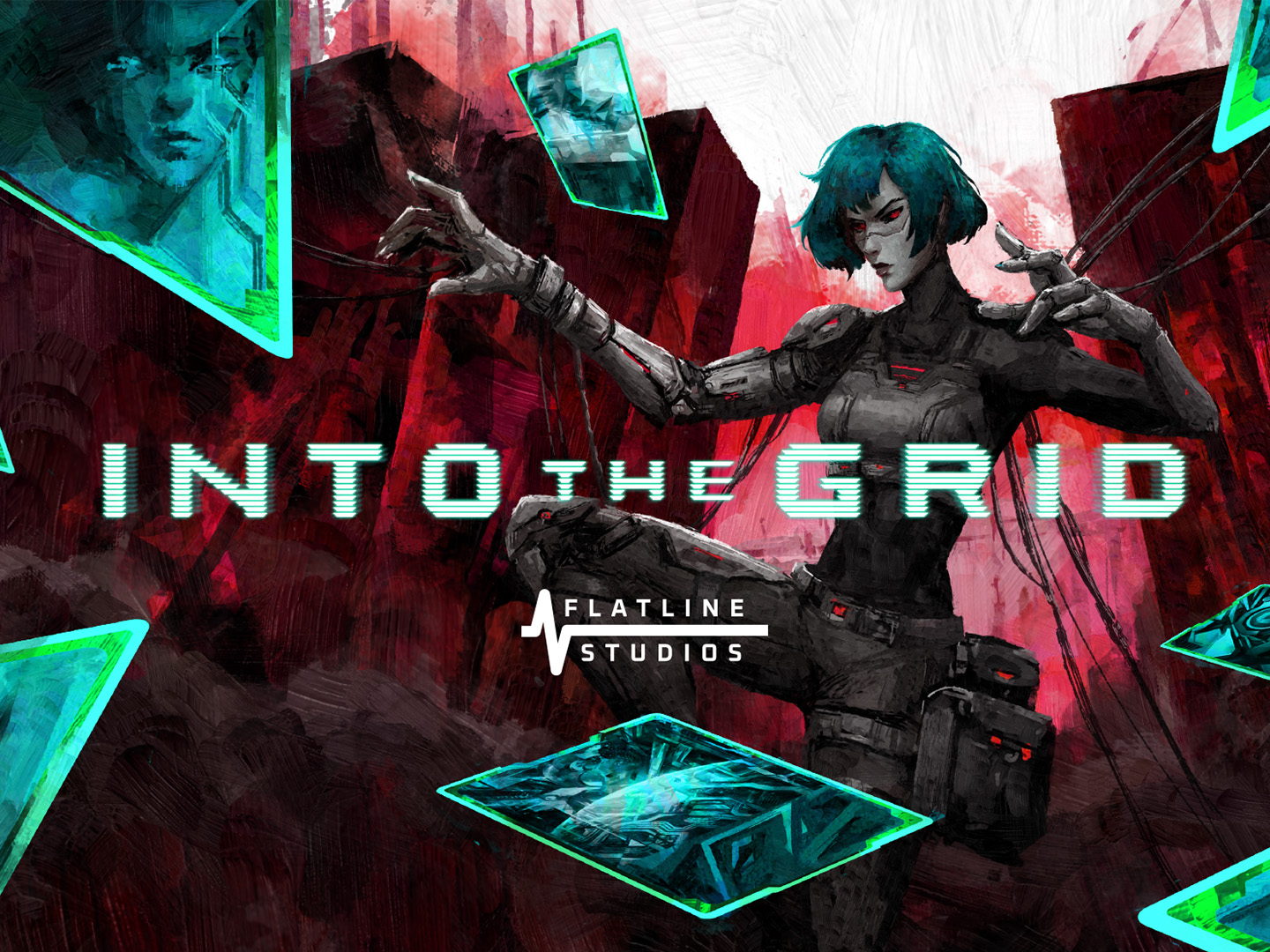 Steam Next Fest? Hacked! Cyberpunk roguelike Into The Grid updated their demo and has a new trailer