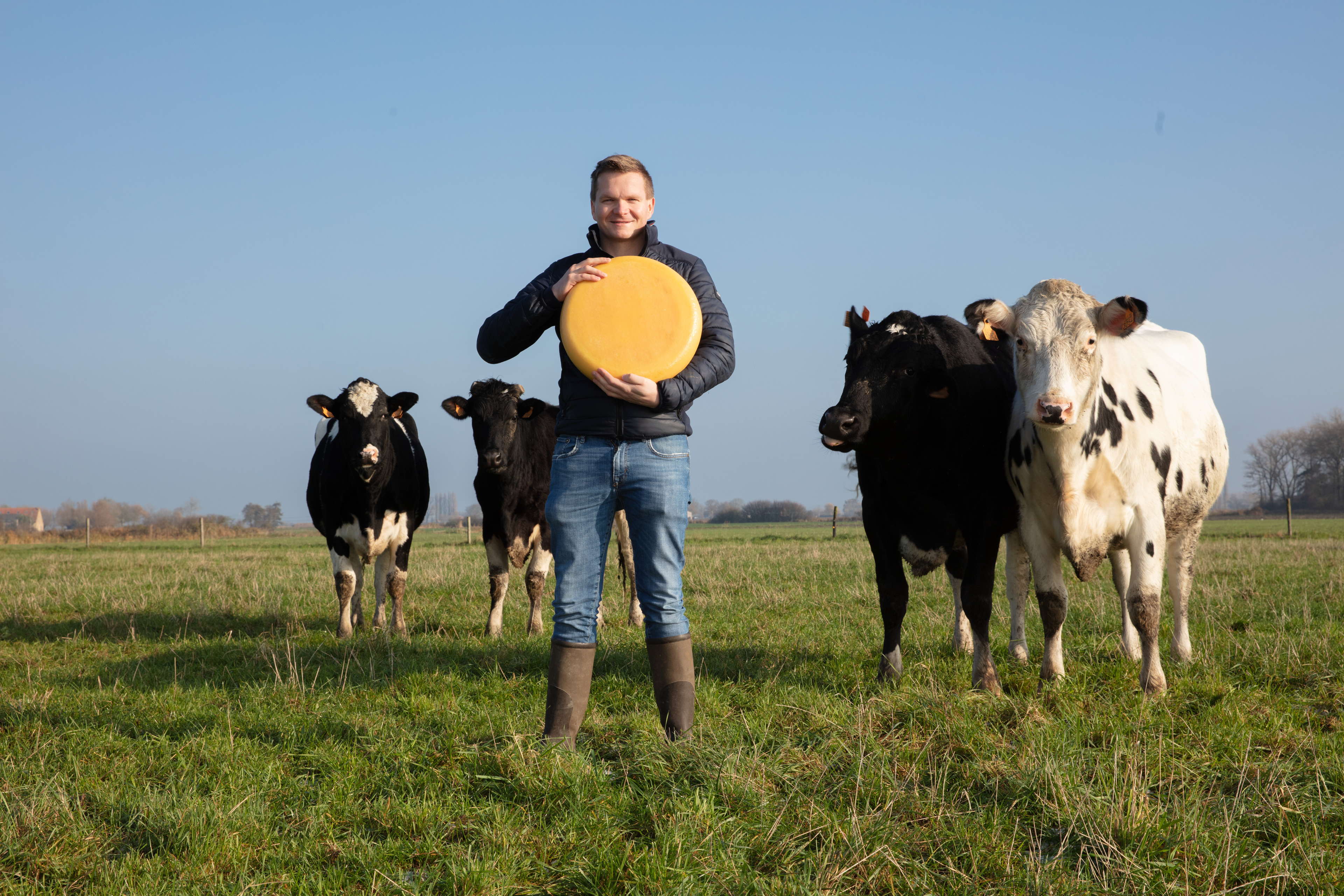 Nouveauté dans la Filière Qualité Carrefour : le gouda "Uit de Polders" de la ferme De Moerenaar, dans le respect de l'animal et de la nature