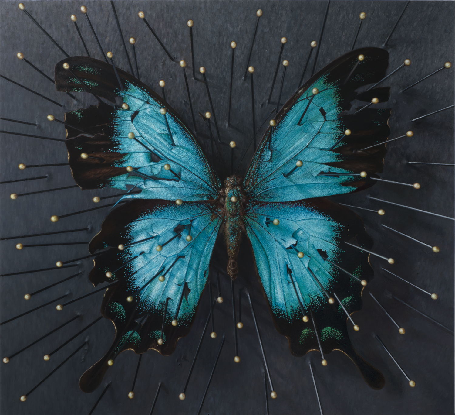 Cindy Wright, Fashion Victim,  2015, oil on canvas, 210 x 230 cm
