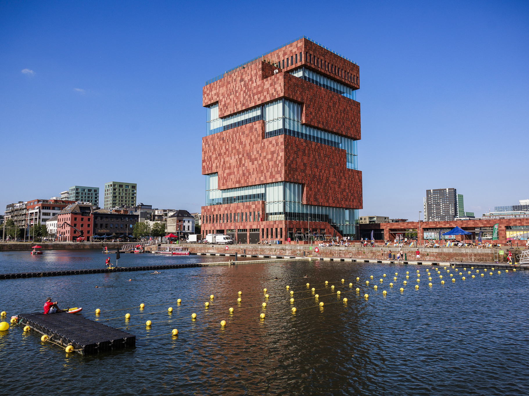't ZwemDok in Antwerpen weer open