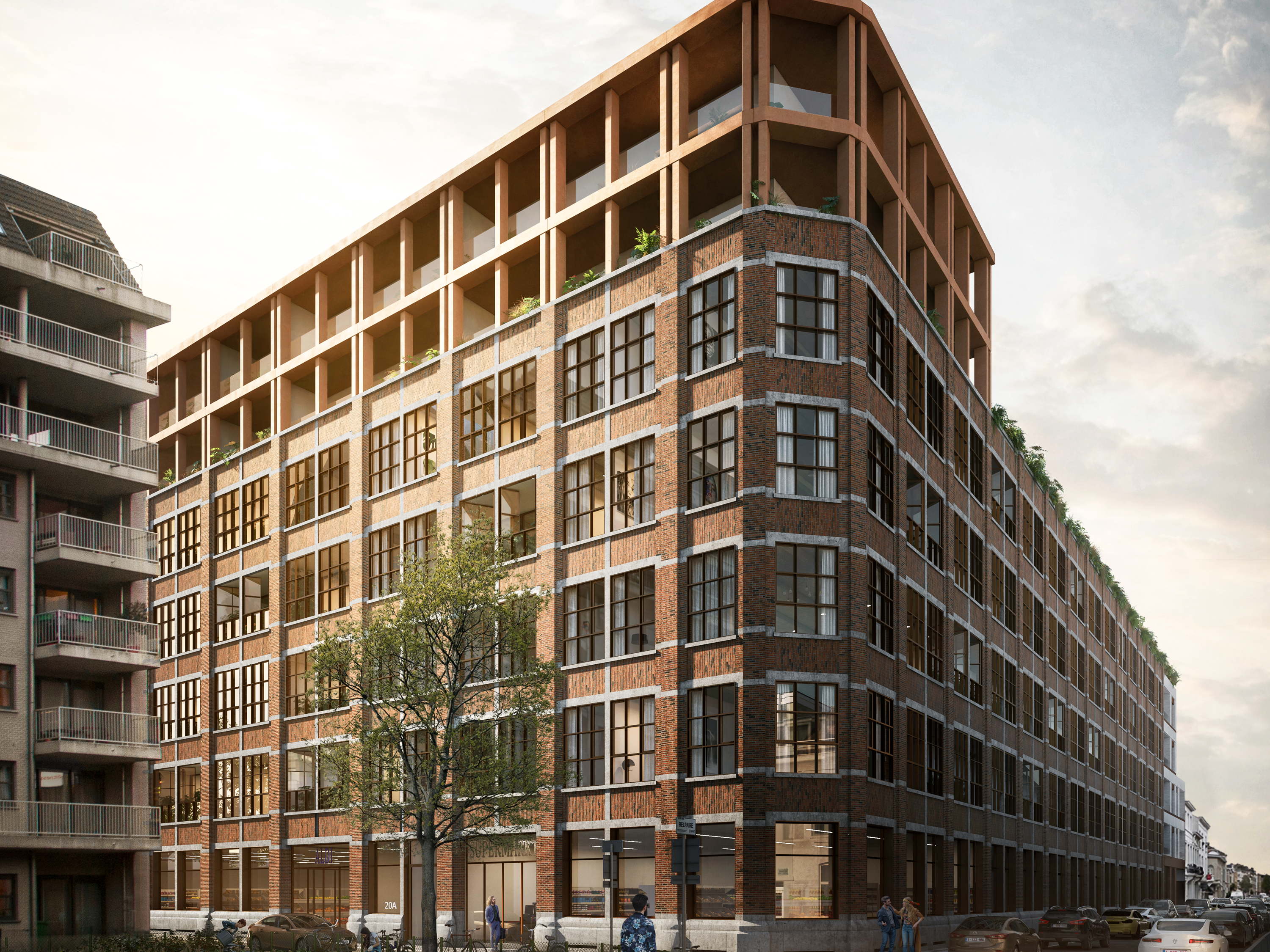 Voormalige industriële ATEA-site wordt dé hippe woonbuurt aan het Prins Albertpark in Berchem