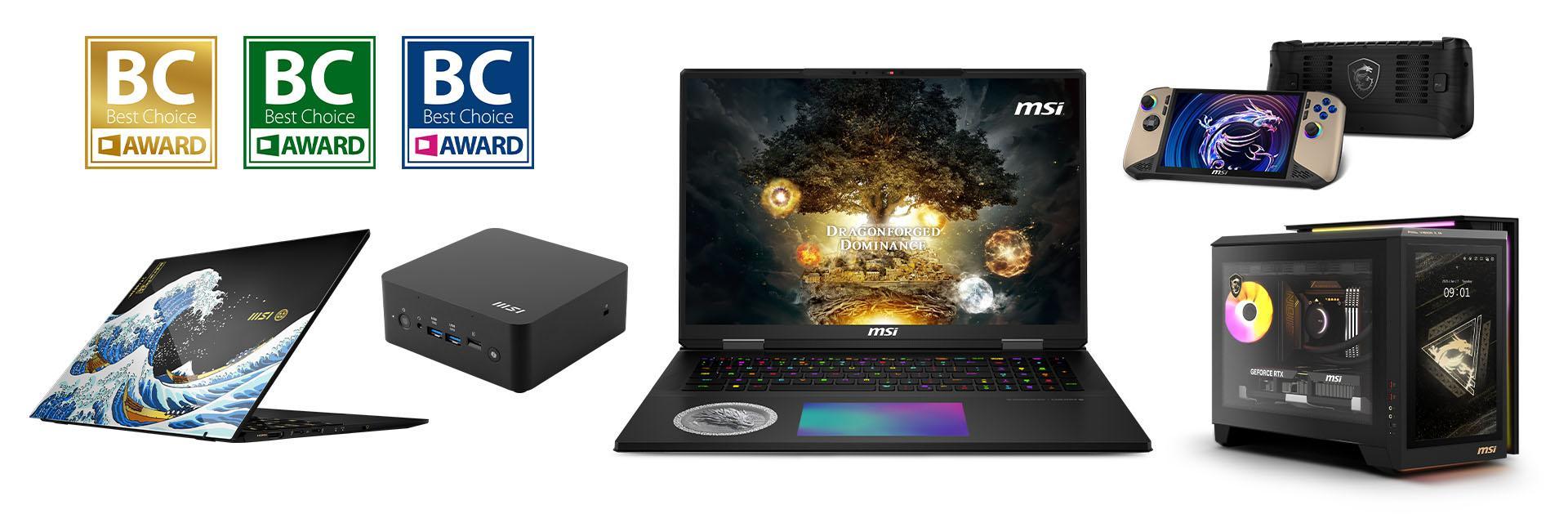 MSI gewinnt mehrere Auszeichnungen auf der COMPUTEX 2025