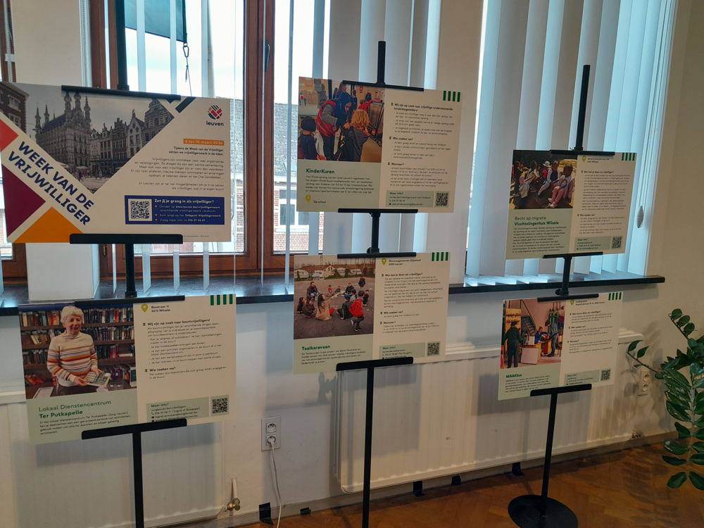 expo in het filiaal van Wilsele