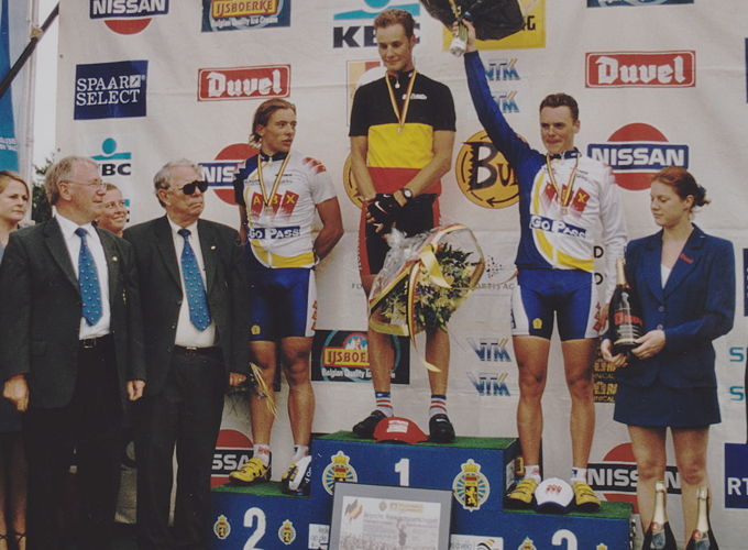 BK Beloften 2001 Tom Boonen wint voor Dimitri De fauw
