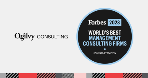 Ogilvy Consulting figure dans la liste Forbes des meilleurs cabinets de conseil en management du monde pour la deuxième année consécutive