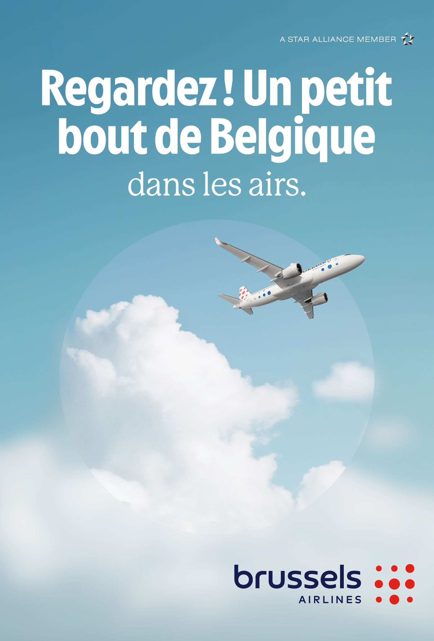 Brussels Airlines et TBWA créent un petit bout de Belgique dans les airs.