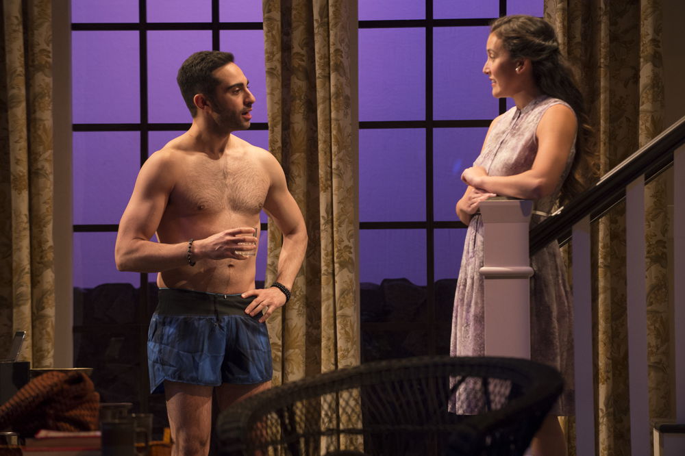 Lee Majdoub and Yoshié Bancroft in Vanya and Sonia and Masha and Spike by Christopher Durang / Photos by David Cooper