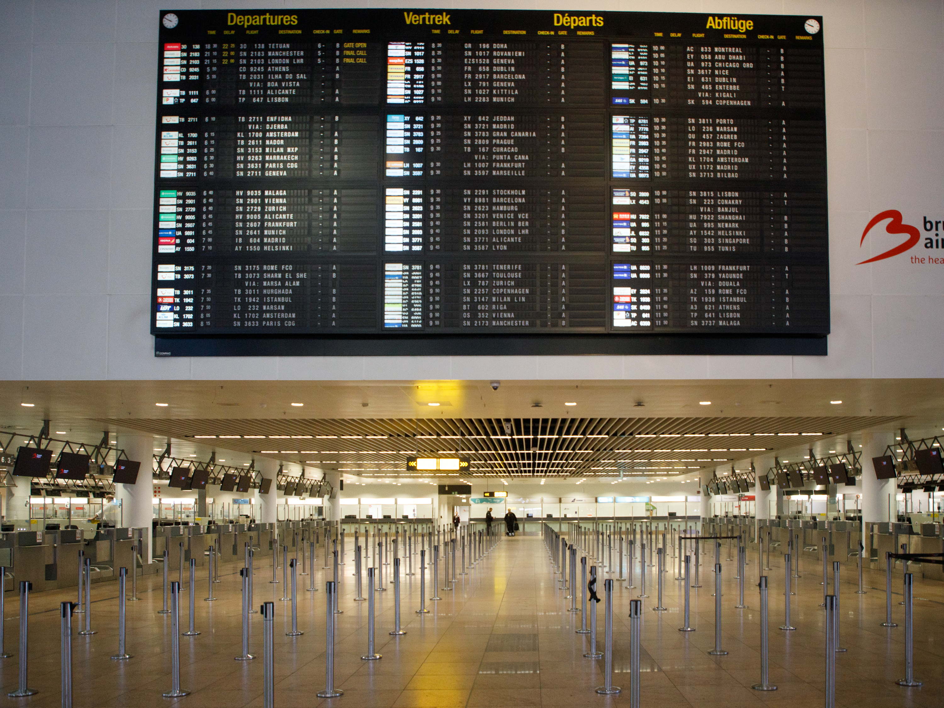 National strike: No departing flights at Brussels Airport on 25 June