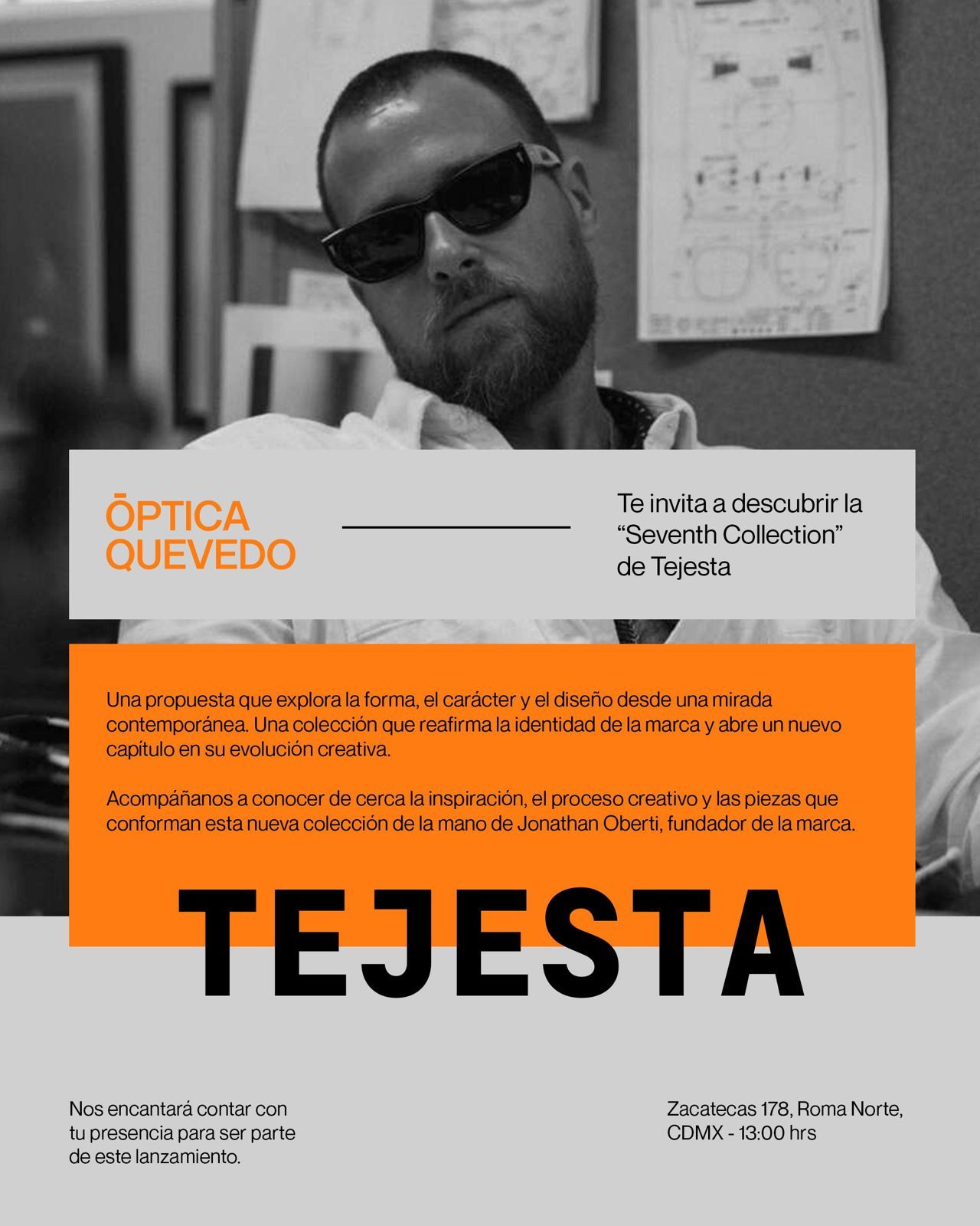 Jonathan Oberti presenta en Ciudad de México “Seventh Collection” de Tejesta | LAST CHANCE