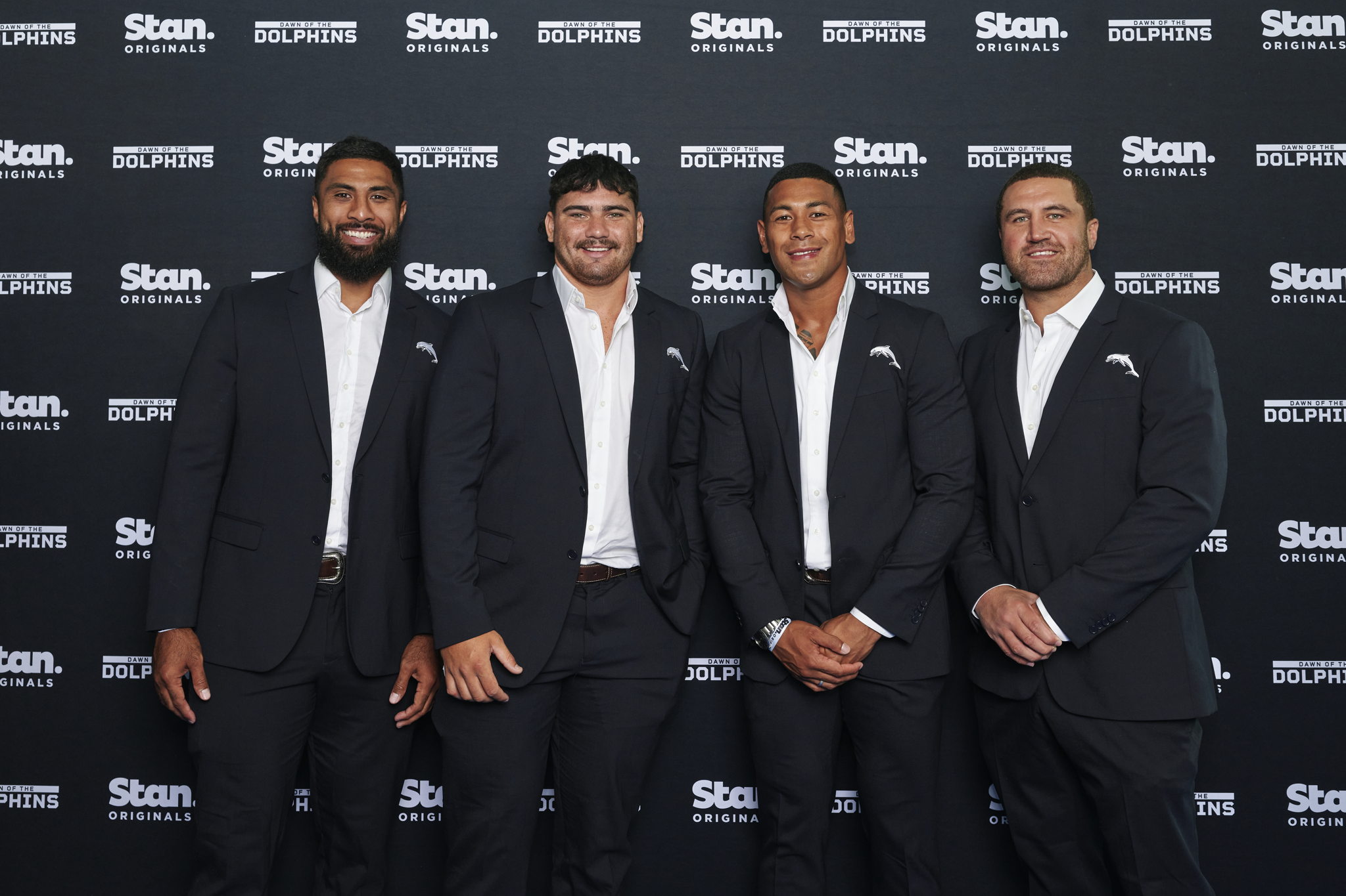 (L to R) Robert Jennings, Valynce Te Whare, Jamayne Isaako, Kenny Bromwich