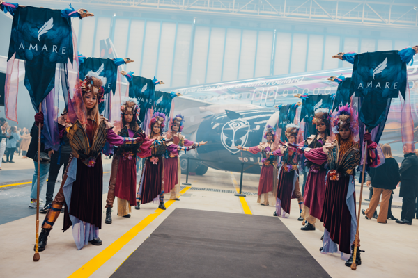 World premiere: Brussels Airlines and Tomorrowland present aircraft with augmented reality in new livery