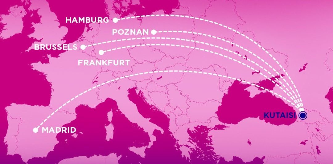 WIZZ AIR VA ROUVRIR LA ROUTE ENTRE CHARLEROI ET KUTAISI (GÉORGIE) EN JUIN 2023