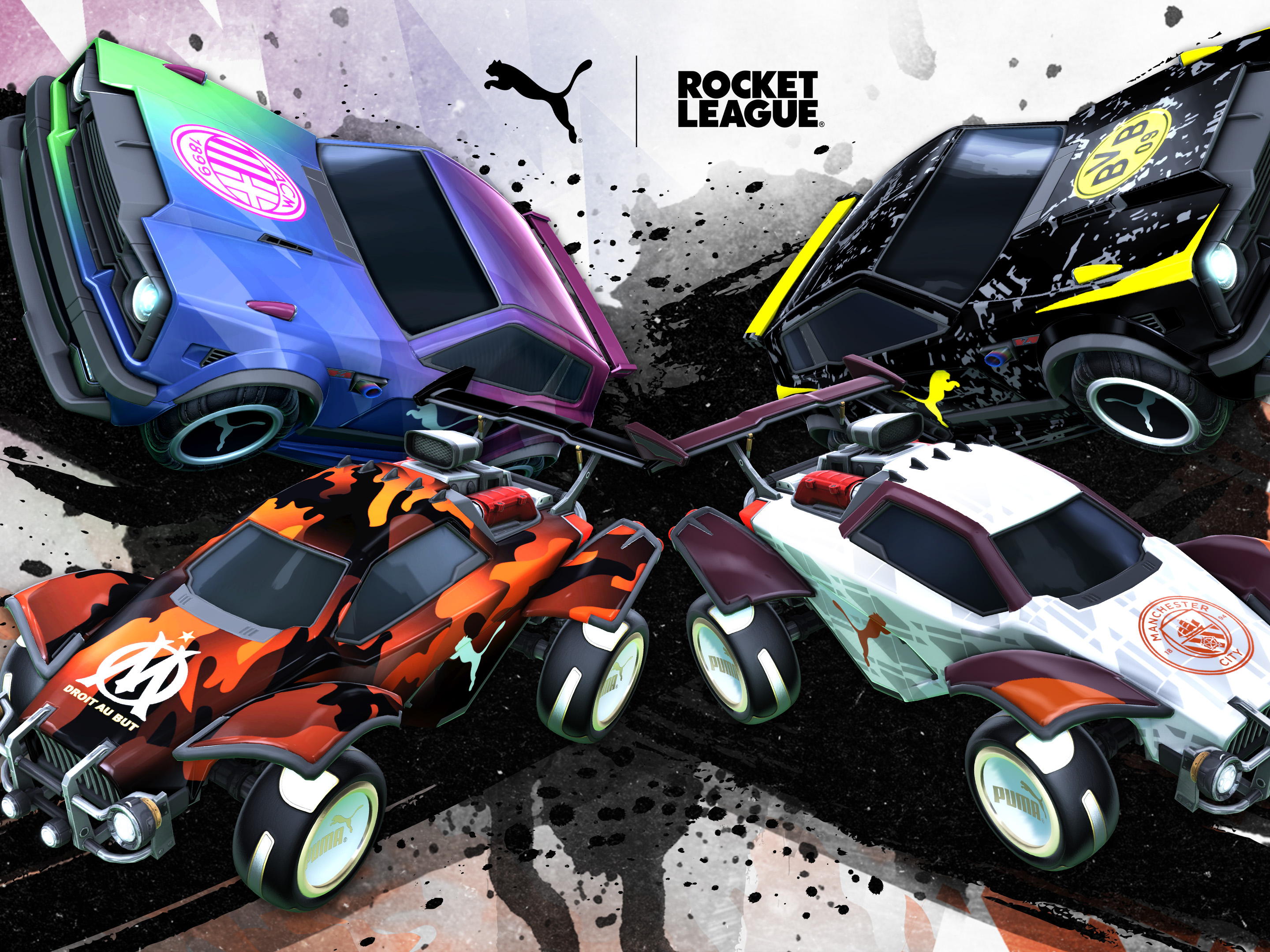 LAS NUEVAS CAMISETAS PUMA DE LA LIGA DE FÚTBOL EUROPEA LLEGAN HOY A ROCKET LEAGUE®