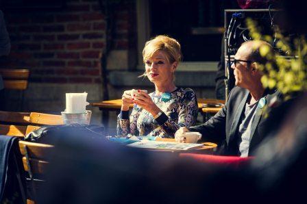 Marleen Merckx en Bart Van Avermaet