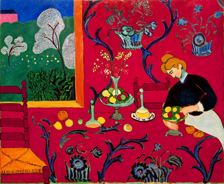 “Red Room (Harmony in Red), by Henri Matisse. AKG726620