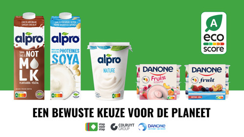 Danone joins forces with Colruyt Group to further expand Eco-score in Belgium
