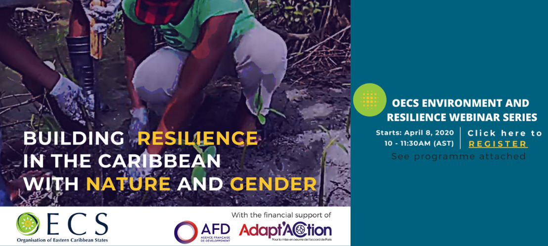 OECS and Adapt’Action to launch Environment and Resilience Webinar Series