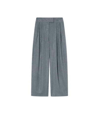 PINKO FW25 PATRE PANTALONE TINTO FILO FULL STRASS EUR615