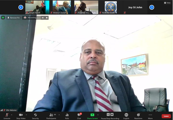 Hon. Dr. Ellis Webster,
Premier of Anguilla