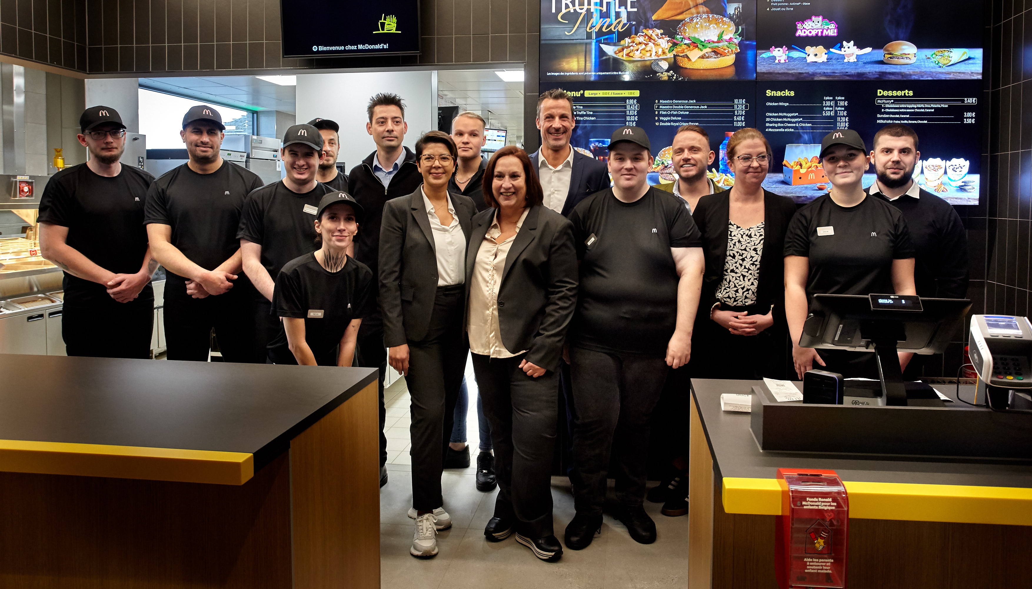 Ciney accueille le 125e restaurant McDonald’s de Belgique