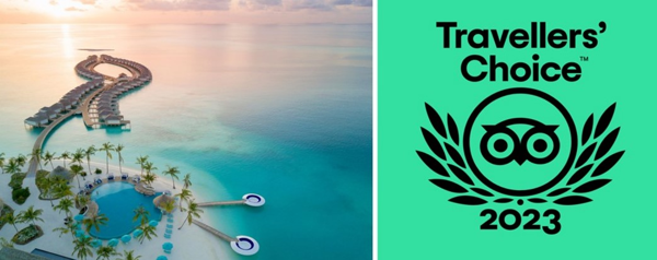 Kandima Maldives Receives Prestigious 2023 Travelers’ Choice® Award fromTripadvisor®
