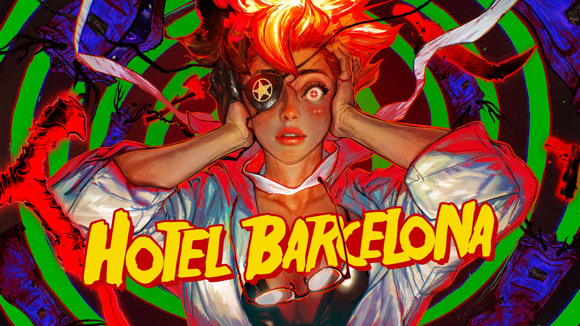 SUDA51 and SWERY's slasher roguelite HOTEL BARCELONA releases September 26th