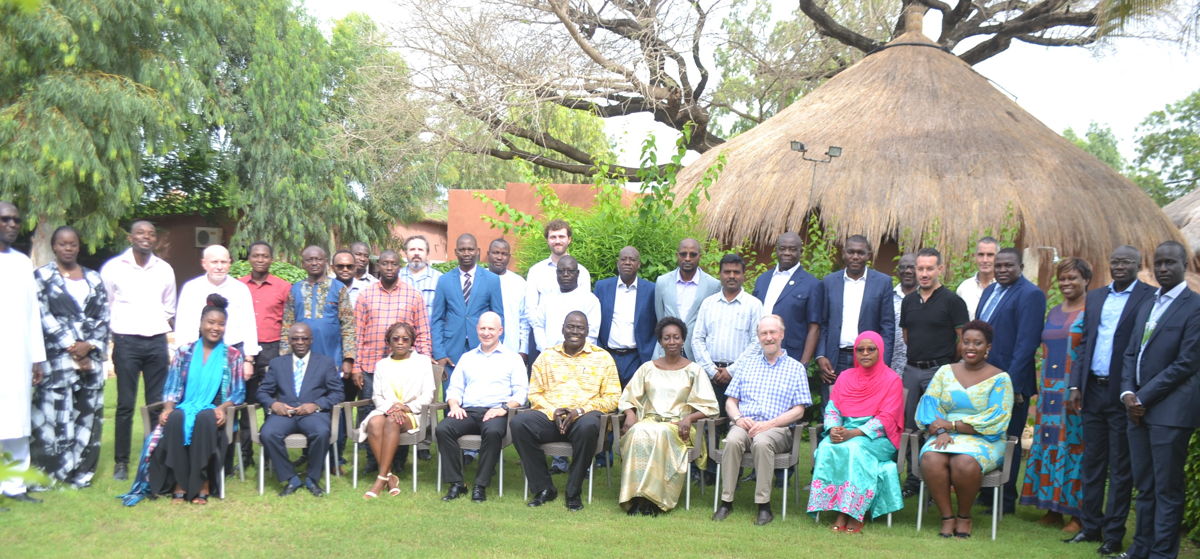 Participants of the planning workshop in Saly, Senegal.