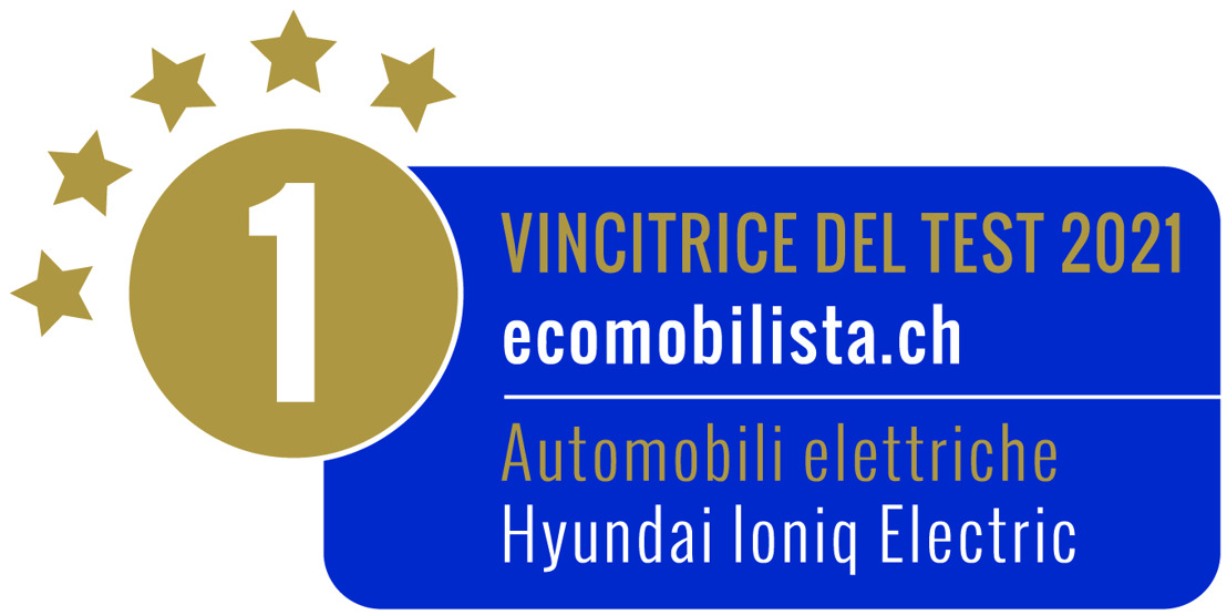 Hyundai IONIQ Electric si posiziona al primo posto della classifica Ecomobilista dell'ATA, KONA Electric si aggiudica il terzo rango