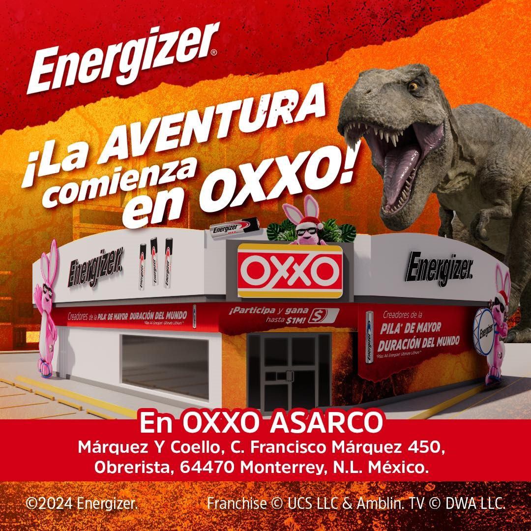 Energizer y OXXO te invitan a una Navidad jurásica