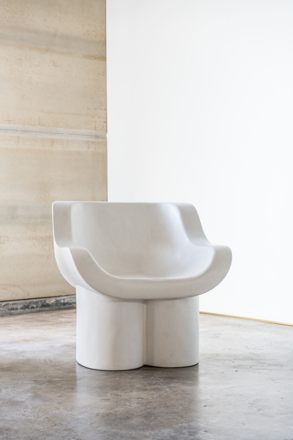 SOMETIMES AN UNTITLED, 2021 Chair Polished gypsum plaster
