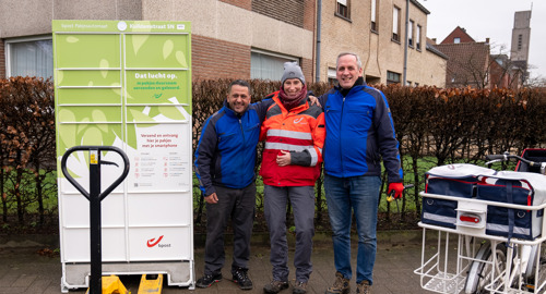 Duurzame leveringen van kranten, brieven en pakjes voor inwoners Sint-Niklaas